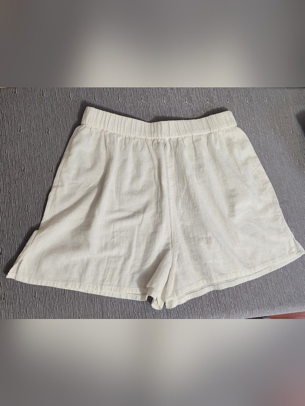 ASOS Shorts Size 10 White Pull On Elastic Waist
